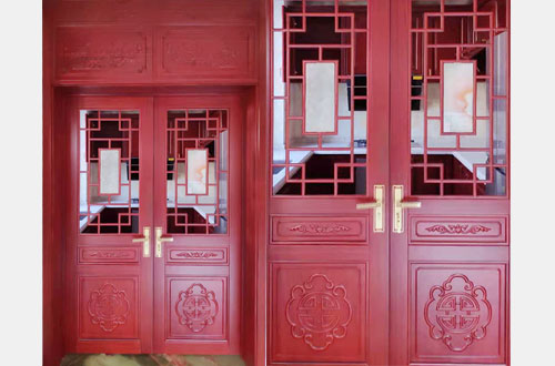 广东仿古门窗隔扇的雕刻艺术展示