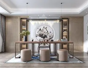广东新中式风格茶室如何规划设计